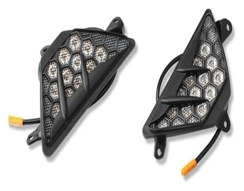 BUTUFYTR Blinkerleuchten Für K&awasaki Für Ninja 250 300 400 650 1000 ZX-6R ZX-10R Z250SL Z1000SX Motorradblinkerlampe Blinkerleuchte(Front Turn Signals) von BUTUFYTR