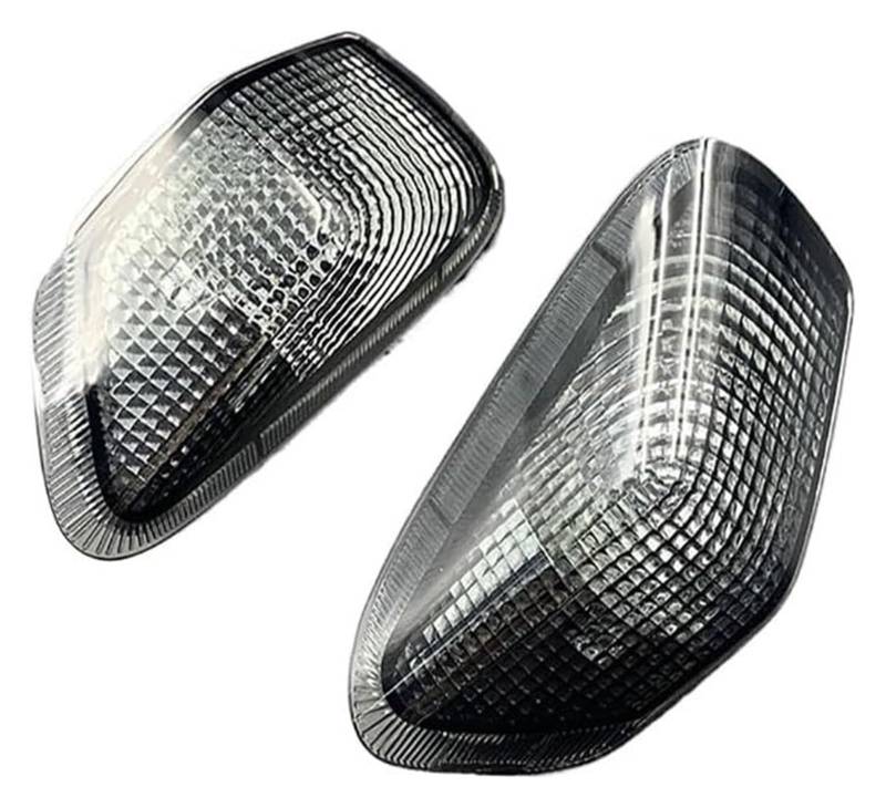 BUTUFYTR Blinkerleuchten Für K&awasaki ZZR 400 600 ZZR400 EX400 Für NINJA ZX6 1990-1992 Frontblinker Kontrollleuchte Abdecklinse Motorradzubehör(Front Smoke) von BUTUFYTR