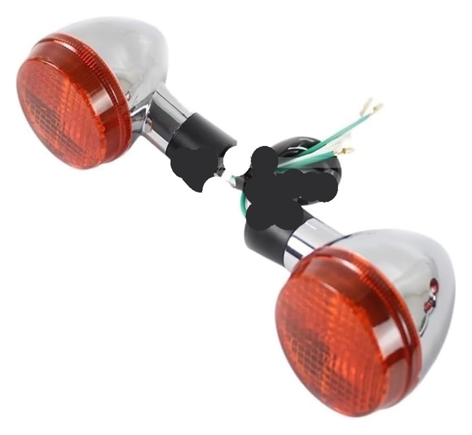 BUTUFYTR Blinkerleuchten Für Shadow 400 750 VT750 2004-2007 11V Motorrad Vorne Hinten Lampe Blinker Anzeige Blinker Licht E13 E-Mark(2pc Rear Indicator) von BUTUFYTR