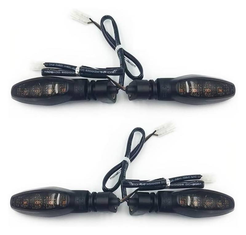 BUTUFYTR Blinkerleuchten Für Tiger 800 XC XCA XCX XR XRX 850 Für Sport 900 GT 1050 1200 Motorrad Zubehör Anzeige Lampe Blinker Blinker Licht(2 pair Smoke) von BUTUFYTR