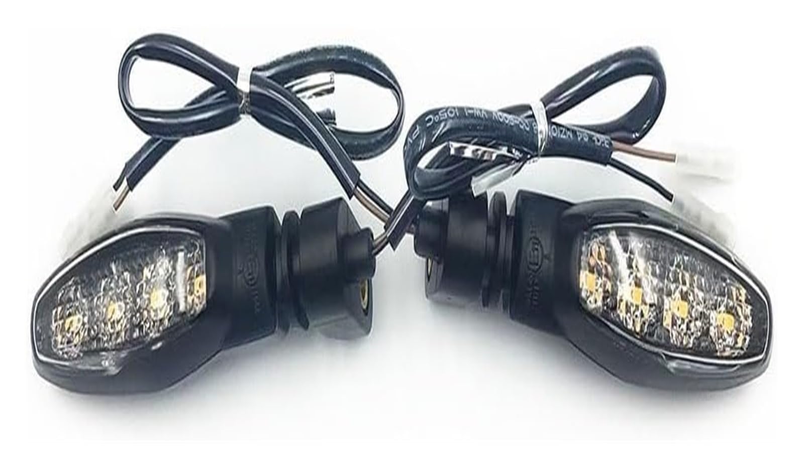 BUTUFYTR Blinkerleuchten Für Tiger 900 1200 1050 800 850 XC XCA XCX XR XRX GT Für SPORT Vorne Hinten Blinker Licht Motorrad Anzeige Blinker Lampe(1 pair Clear) von BUTUFYTR