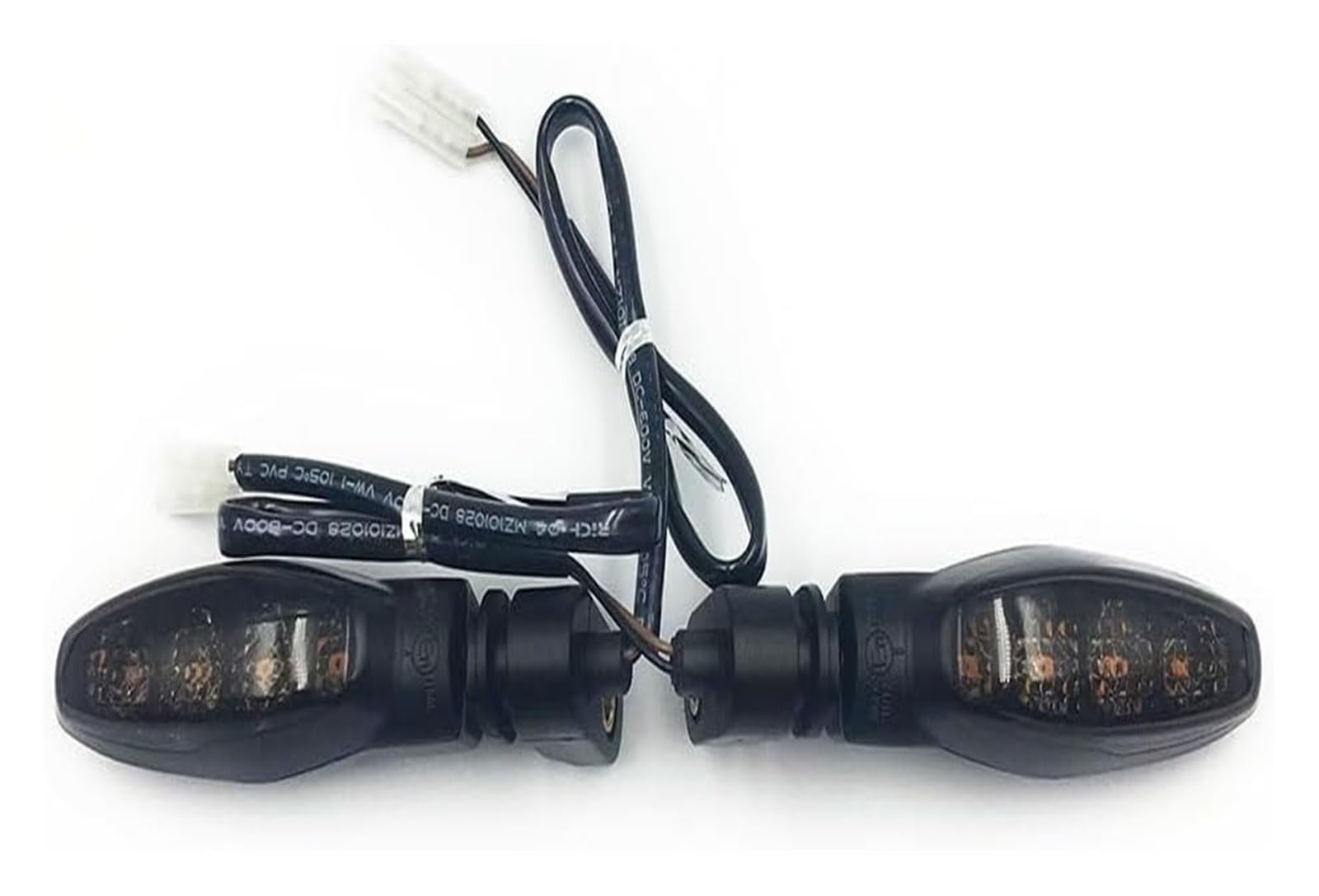 BUTUFYTR Blinkerleuchten Für Tiger 900 1200 1050 800 850 XC XCA XCX XR XRX GT Für SPORT Vorne Hinten Blinker Licht Motorrad Anzeige Blinker Lampe(1 pair Smoke) von BUTUFYTR