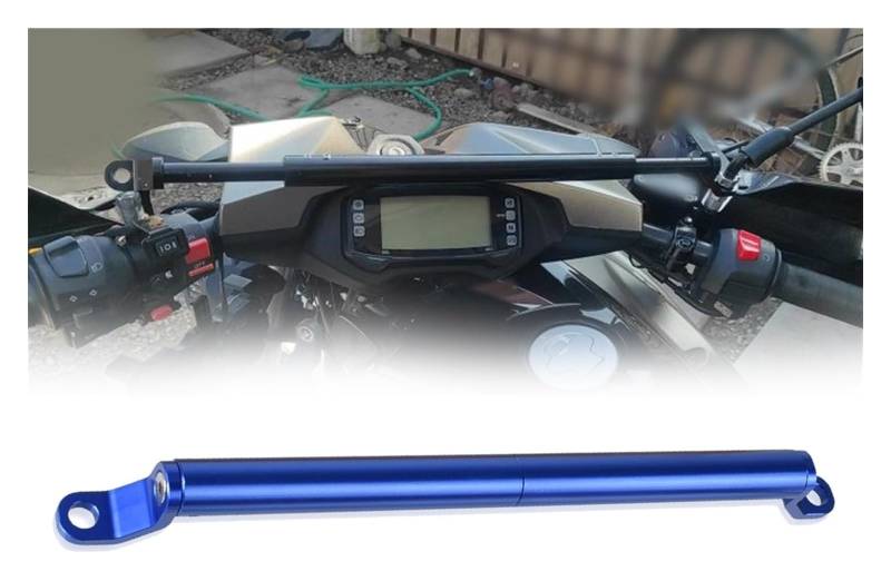 Für B&MW F800GS R1200GS R1250GS Für Adventure R 1200 1250 GS Motorrad Verstellbare Querstrebe Lenker Balance Bar Navigationshalterung Motorrad GPS Navigationshalterung(B Blue) von BUTUFYTR