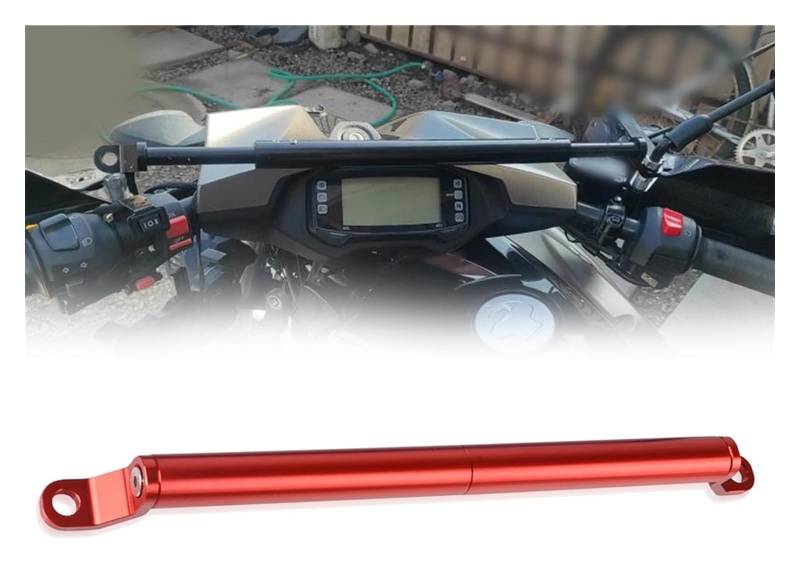 Für B&MW F800GS R1200GS R1250GS Für Adventure R 1200 1250 GS Motorrad Verstellbare Querstrebe Lenker Balance Bar Navigationshalterung Motorrad GPS Navigationshalterung(B red) von BUTUFYTR