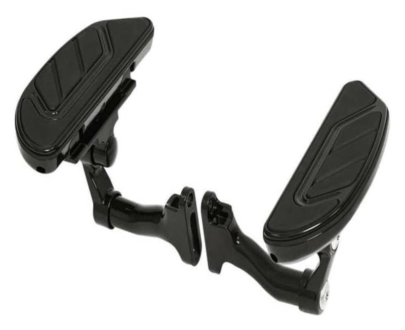 Für H&Arley Für Road Für King Für Street Für Glide Motorrad Pedal Motorrad Hinten Passagier Diele Trittbrett Fußstützen Halterung Fussrasten Motorrad(Carbon Fiber 4pcs) von BUTUFYTR