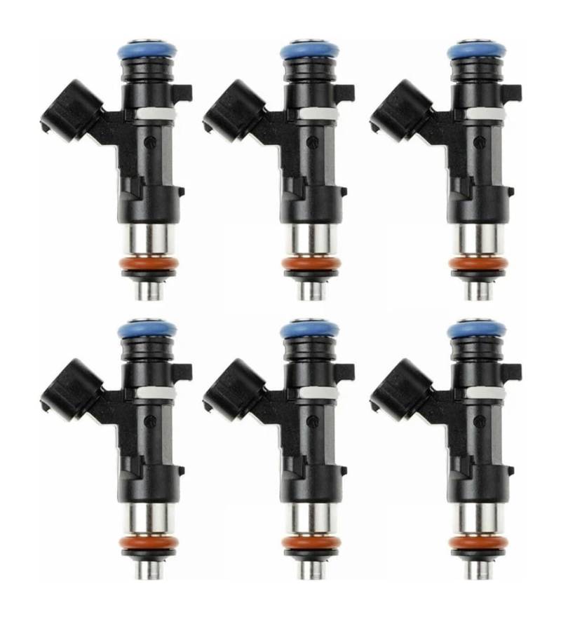 Kraftstoffeinspritzdüsen Für Quest Für Altima Für Maxima Für Murano 35 L V6 2003-2009 16600-7Y000 0280158005 Auto Styling Injektor Düse(6pcs) von BUTUFYTR