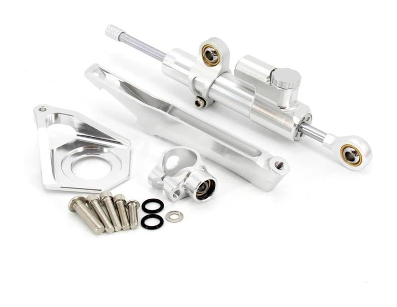 Motorrad Lenkungsdämpfer Für YZF600 YZF R6 2003 2004 2005 Lenksteuerung Stabilisieren Montagehalterung Kit Einstellbarer Motorrad-Lenkungsdämpfer-Stabilisator(X-16) von BUTUFYTR