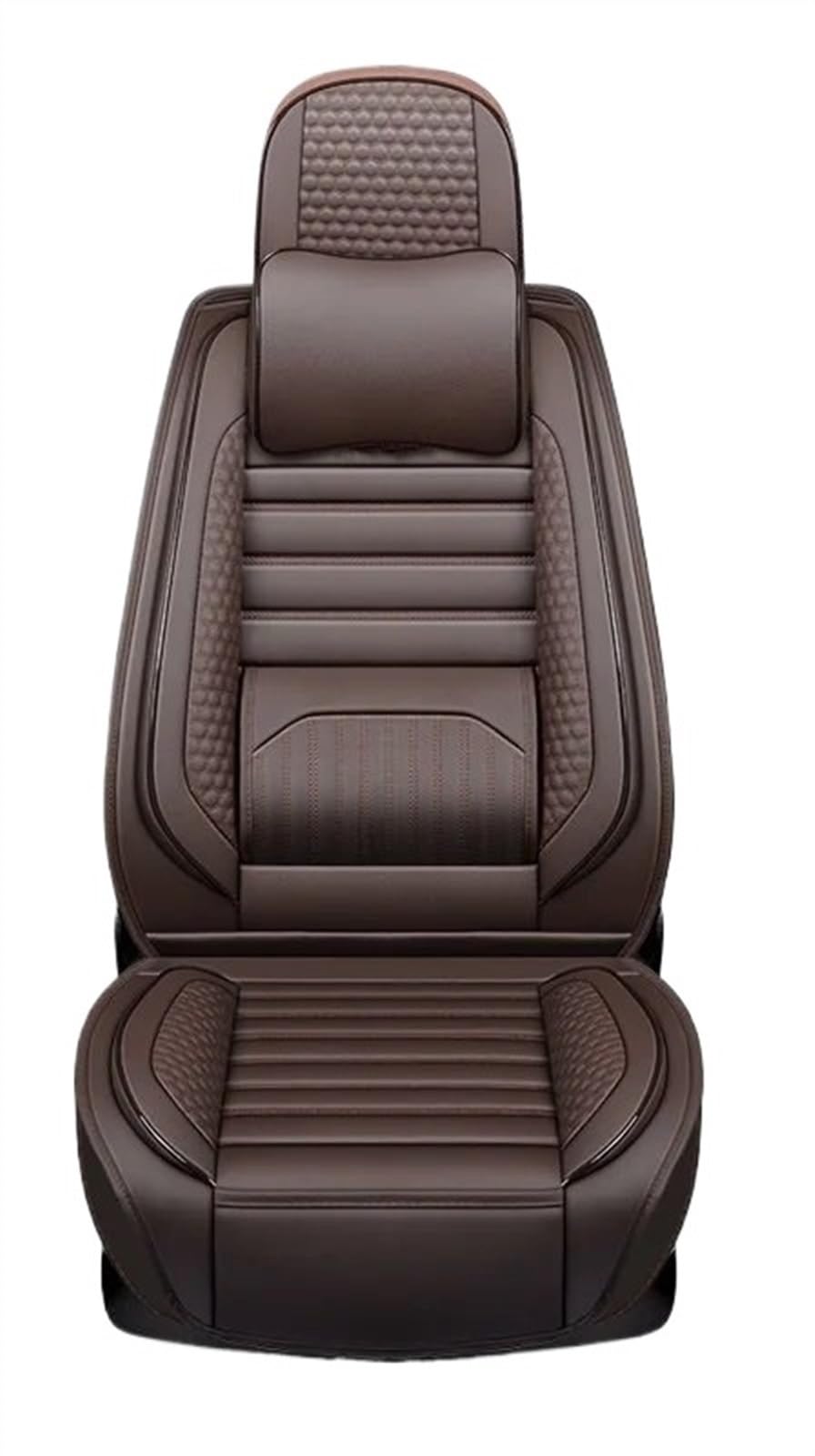 BUUNHI Auto-Schonbezüge 5pc Universal Autositzbezüge 360 ​​Grad Voll abgedeckt Ledersitzbezug für 90% Limousine SUV 5 Sitze Auto Autositzschoner(Color 3) von BUUNHI