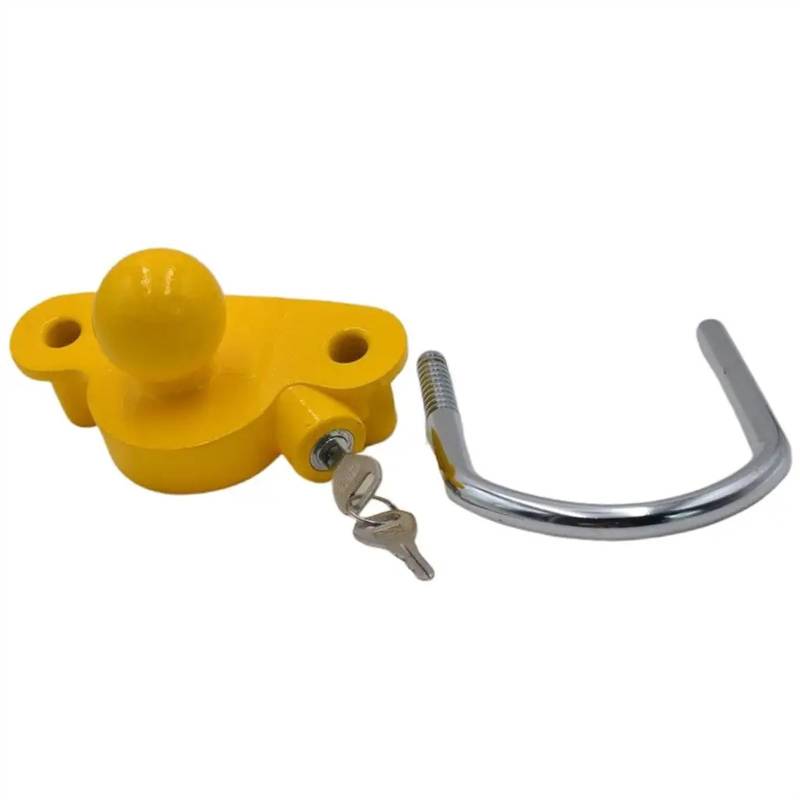 anhängerkupplung Hohe Sicher Anti-Diebstahl Anhänger Hitch Kupplung Tow Ball Lock Universal Anhängerschloss von BUUNHI