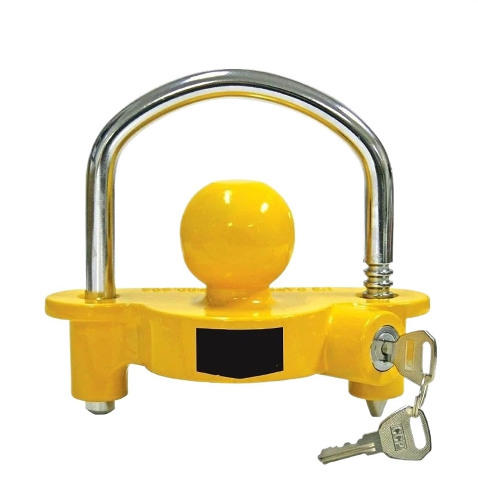 anhängerkupplung Universal Hitch Tow Ball Anhänger Kupplung Koppler Sicherheit Anti-Diebstahl Lock Einstellbare Lagerung Sicherheit Heavy-Duty Stahl Anhängerschloss von BUUNHI