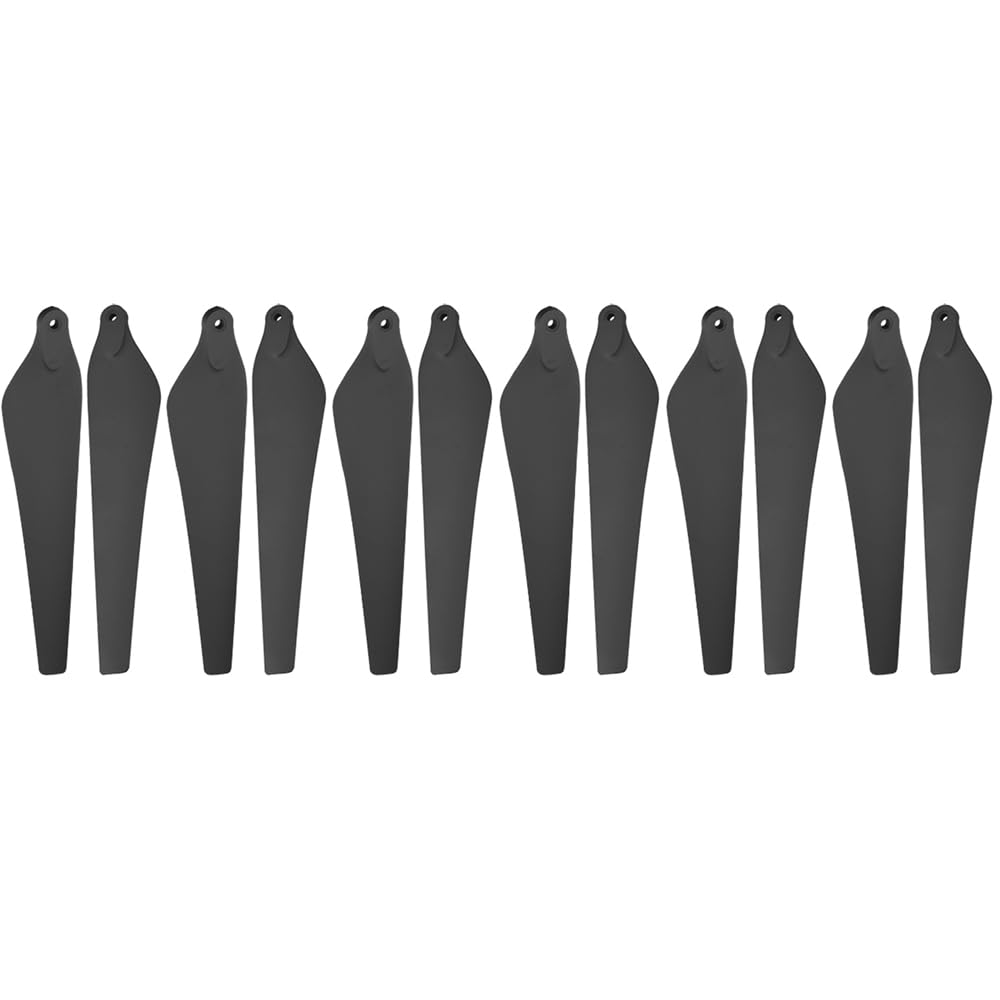 Zubehör Ersatzteile For D JI T30 propeller 3820S Propeller Carbon Faser Nylon Mix CW CCW Klinge Requisiten for D Agras T30 landwirtschaft Drone Reparatur Zubehör für Drohnen(Black Props 12pcs) von BUYFKG