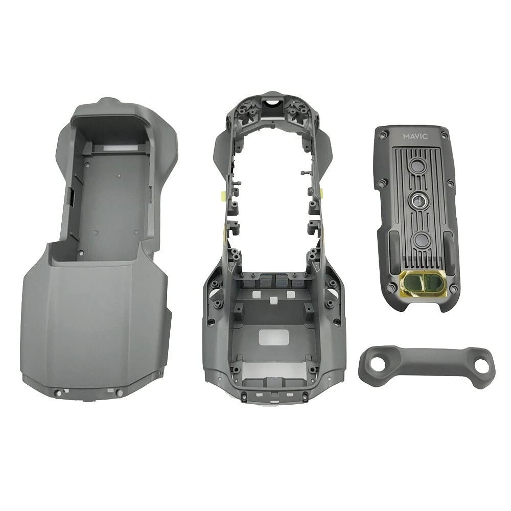 Zubehör Ersatzteile For D Mavic Air 2 Originalteile – obere mittlere untere Gehäuseoberseite/Motorarm/Linker und rechter vorderer Ständer Getriebereparaturteil für Drohnen(1 Full Shell) von BUYFKG