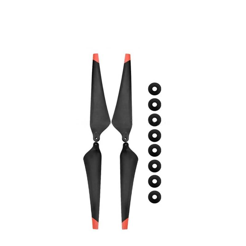 Zubehör Ersatzteile For T30 propeller 3820 Carbon Propeller CW CCW for D Agras T30 Paddle Clamp Clip Gummis Schwarz Weiß für Drohnen(B kit) von BUYFKG