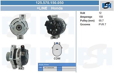 Bv Psh Generator [Hersteller-Nr. 125.570.150.050] für Honda von BV PSH