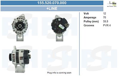 Bv Psh Generator [Hersteller-Nr. 155.520.070.000] für Hyundai, Kia von BV PSH