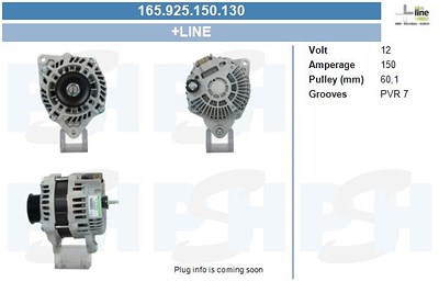 Bv Psh Generator [Hersteller-Nr. 165.925.150.130] für Nissan von BV PSH