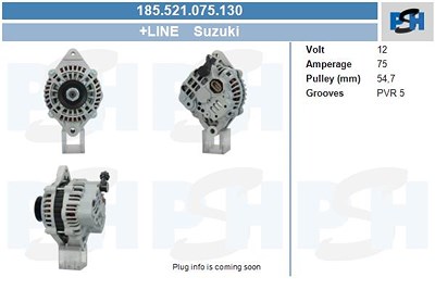 Bv Psh Generator [Hersteller-Nr. 185.521.075.130] für Suzuki von BV PSH