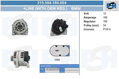 Bv Psh Generator [Hersteller-Nr. 215.584.180.004] für BMW von BV PSH