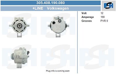 Bv Psh Generator [Hersteller-Nr. 305.408.190.080] für VW von BV PSH