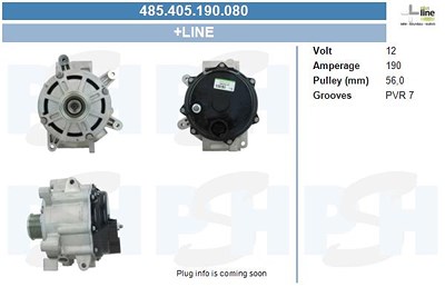 Bv Psh Generator [Hersteller-Nr. 485.405.190.080] für Porsche von BV PSH