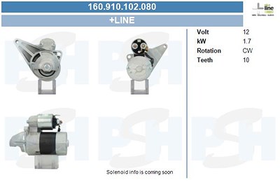 Bv Psh Starter [Hersteller-Nr. 160.910.102.080] für Nissan von BV PSH