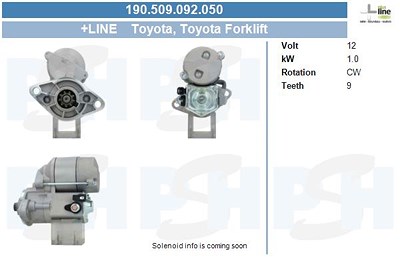 Bv Psh Starter [Hersteller-Nr. 190.509.092.050] von BV PSH