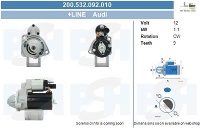 Bv Psh Starter [Hersteller-Nr. 200.532.092.010] von BV PSH