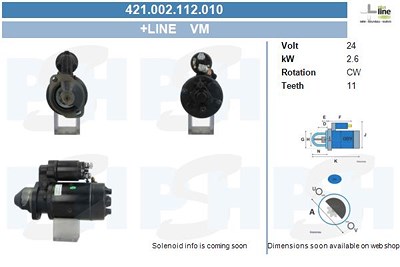 Bv Psh Starter [Hersteller-Nr. 421.002.112.010] von BV PSH