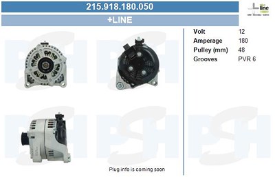 Bv Psh Generator [Hersteller-Nr. 215.918.180.050] für BMW, Mini von BV PSH