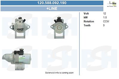 Bv Psh Starter [Hersteller-Nr. 120.588.092.190] für Honda von BV PSH