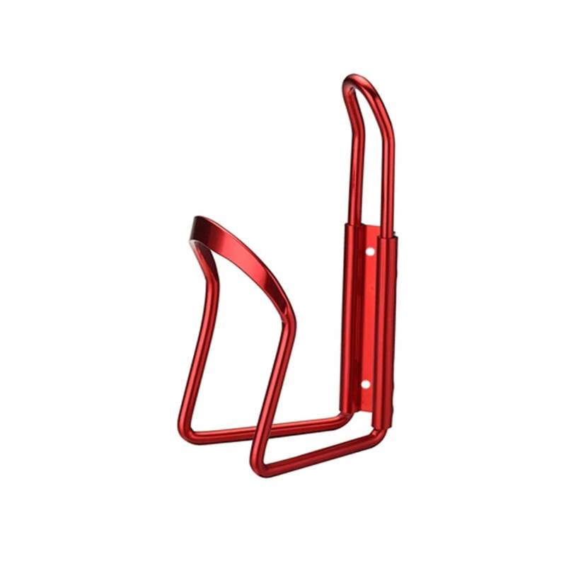 BWBVHRHZY Aluminiumlegierung Fahrrad Wasserkocher Käfig Universal Straße Mountainbike Wasserflaschenhalter Essential Water Cup Mount Fahrradzubehör(B red) von BWBVHRHZY