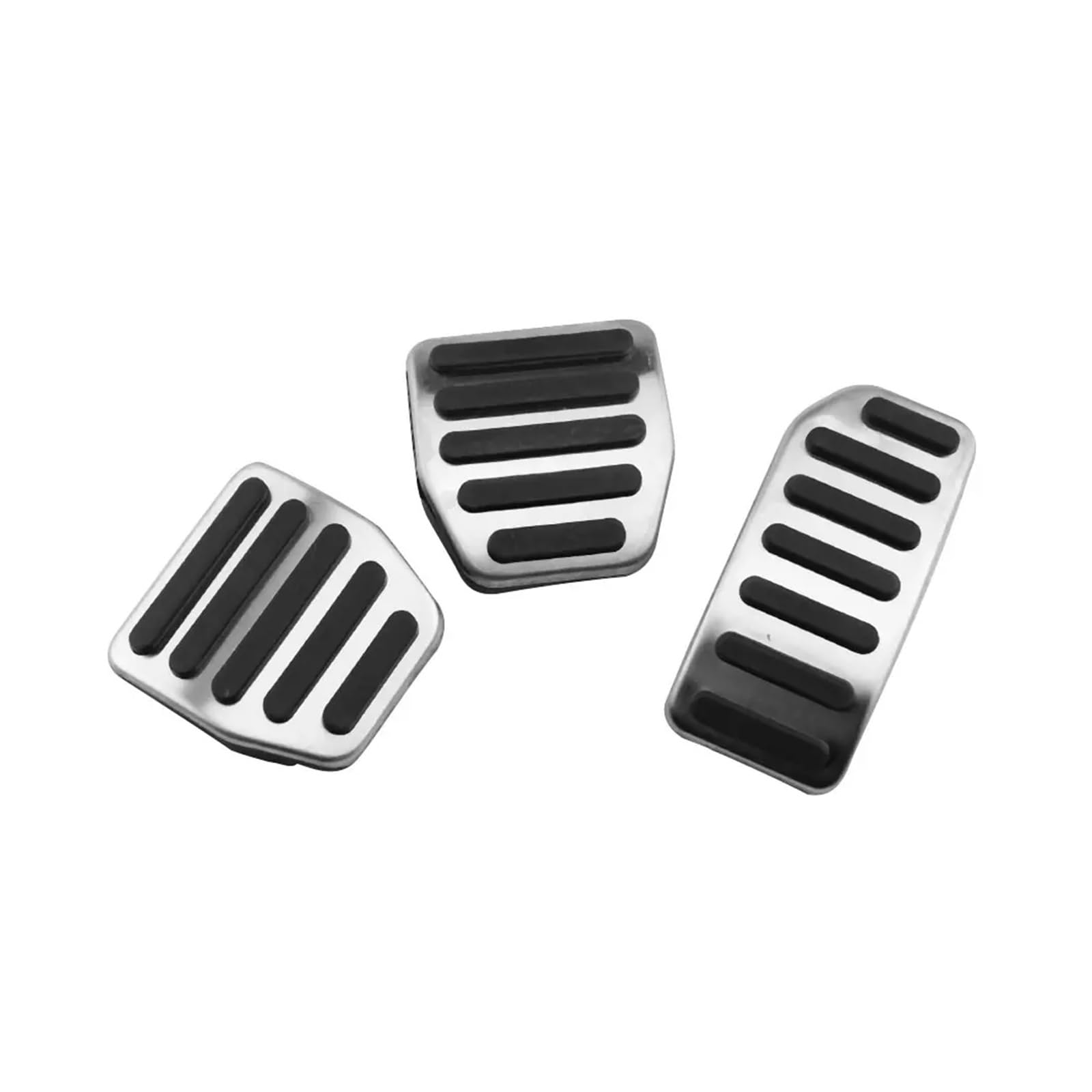 BWBVHRHZY Edelstahl Auto Gas Pedal Abdeckung Bremspedale Fit for Volvo XC60 V60 S60 S40 C30 2010-2016 Teile Zubehör(3Pcs MT) von BWBVHRHZY