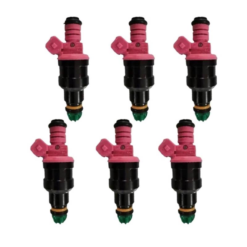 6PCS Kraftstoffeinspritzdüse 0280150440, kompatibel for BMW 328IS E36 E39 E38 328i 528i Z3 M3 2.8 3.2L L6 Ersatz 13641703819 FJ357 von BWJUSWS