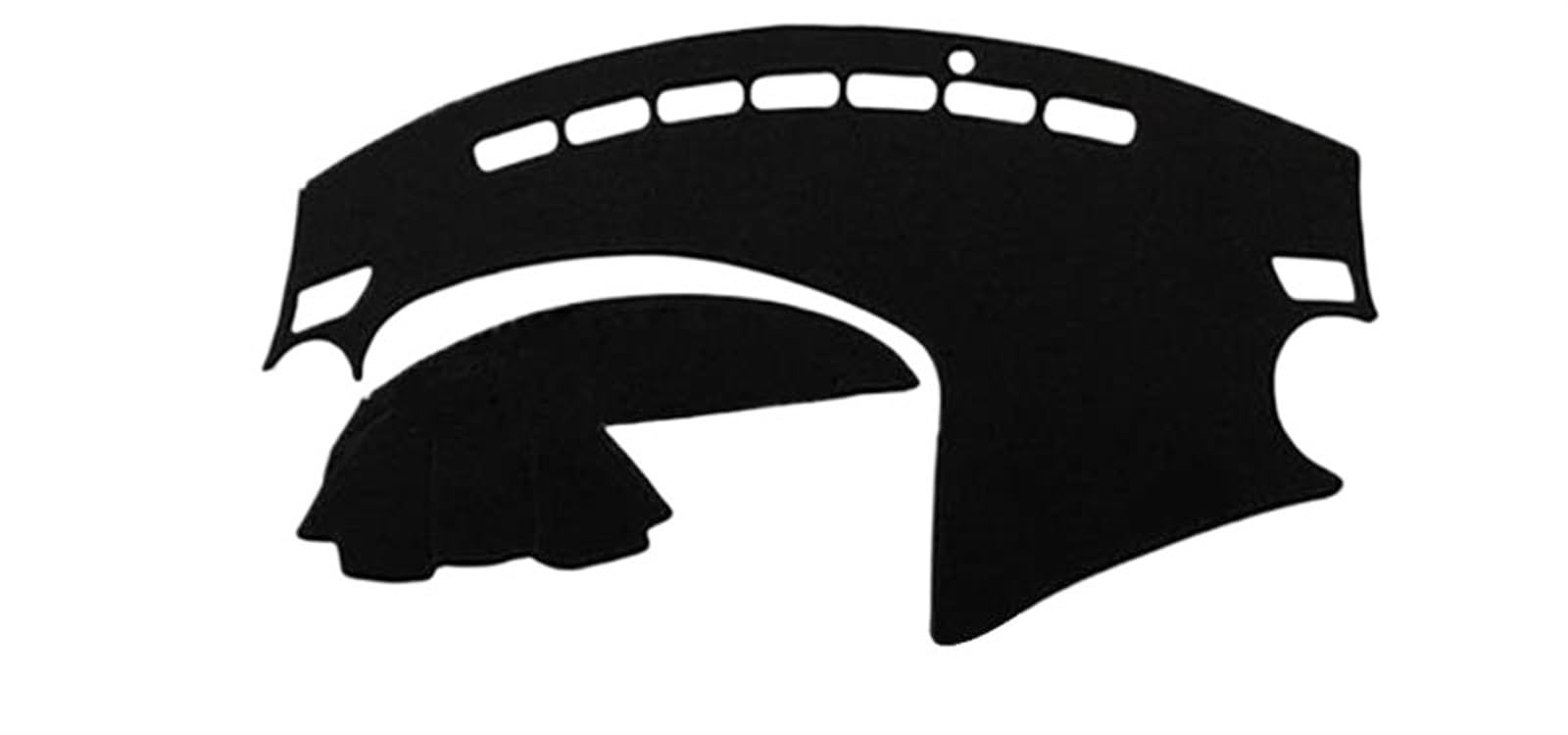 Armaturenbrett Matte Auto Dashboard Abdeckung Für Mazda 3 Für BL 2009 2010 2011 2012 2013 LHD Automobil Armaturenbrett Matte Dashboard Pad Teppich(Schwarz) von BWVMVB