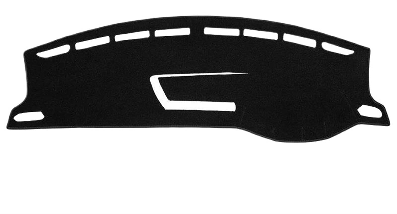 Armaturenbrett Matte Für VW Für T-Cross 2018 2019 2020 2021 2022 2023 Auto Dashboard Abdeckung Matte Sonnenschutz Pad Instrument Panel Teppiche(RHD Black Side) von BWVMVB