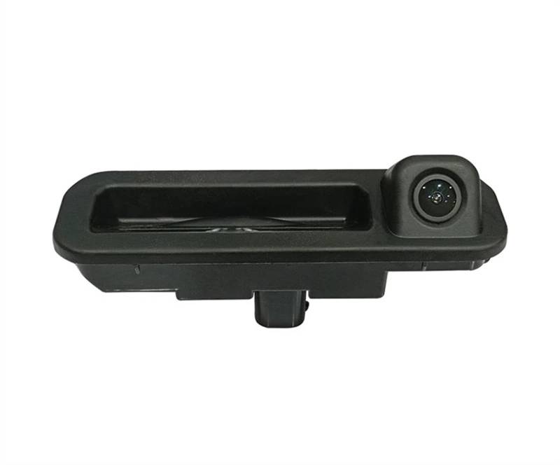 Auto Backup Kamera Für Ford Für Focus 2 3 2012 2013 Für Focus Für Mondeo 3 Auto Rückansicht Kamera Kofferraum Griff Kamera HD Nachtsicht Wasserdicht Rückfahrkameras(Fixed-Ruler-line) von BWVMVB