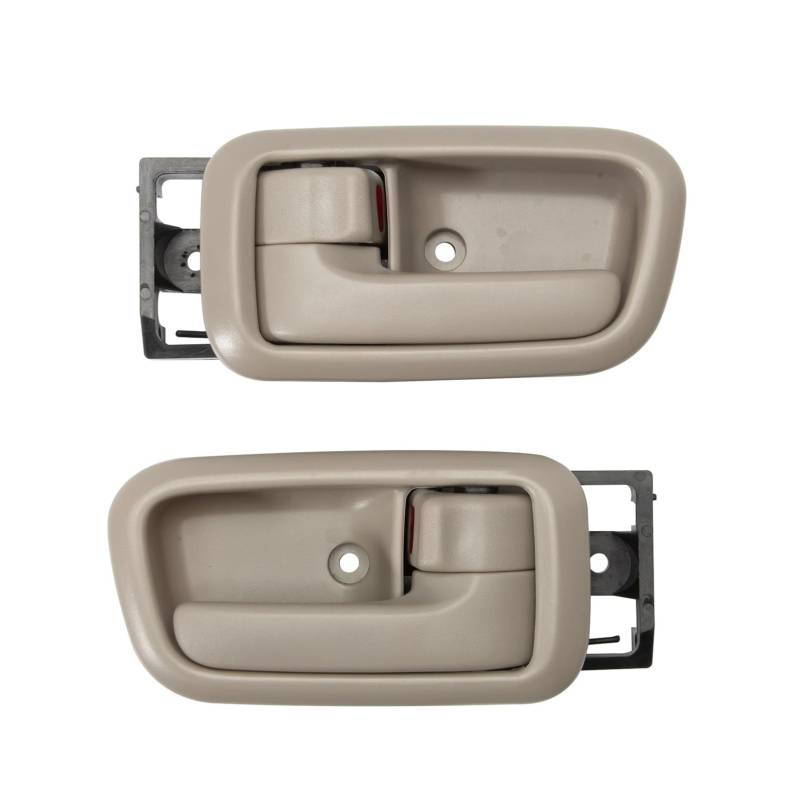 Auto-Innentürgriff 1 Paar Beige Innentürgriffe Mit Blende Für Toyota Für Tundra (nur Standard-/Extended-Kabinen) 2000 2001 2002 2003 2004 2005 2006 Autoinnenraumtürgriff von BWVMVB