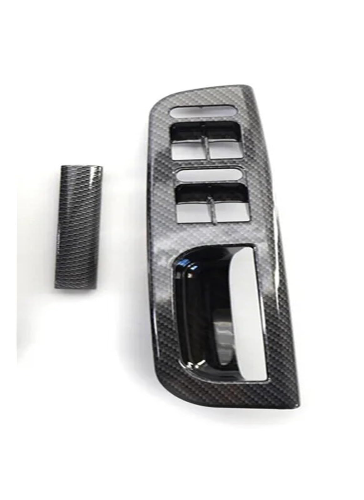 Auto-Innentürgriff Carbon Faser Muster Türgriff Fenster Schalter Rahmen Für VW Für Passat Für B5 1998 1999 2000 2001 2002 2003 2004 2005 Autoinnenraumtürgriff(Front Left 2) von BWVMVB