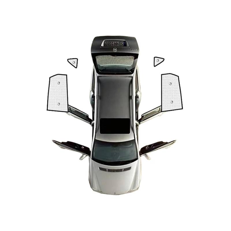 Auto Sonnenschutz Autofenster-Sonnenschutz Für Nissan Für Qashqai J10 2007 2008 2009 2010-2013 Dualis Auto Windschutzscheiben Anti-UV-Sonnenschutz Visier Sonnenschirm Auto Sonnenblende(Rear Windows) von BWVMVB