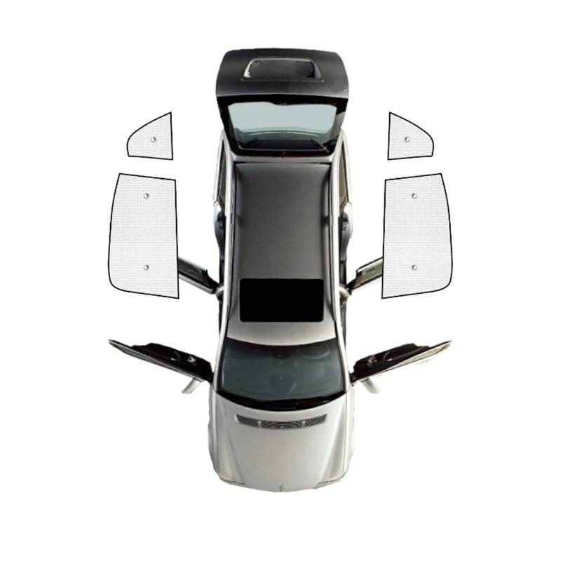 Auto Sonnenschutz Volle Abdeckung Sonnenschirme Auto Windschutzscheiben Zubehör Visier Seite Sonnenschutz Fenster Für Nissan Für Murano Z51 2009-2014 Auto Sonnenblende(Rear Windows) von BWVMVB