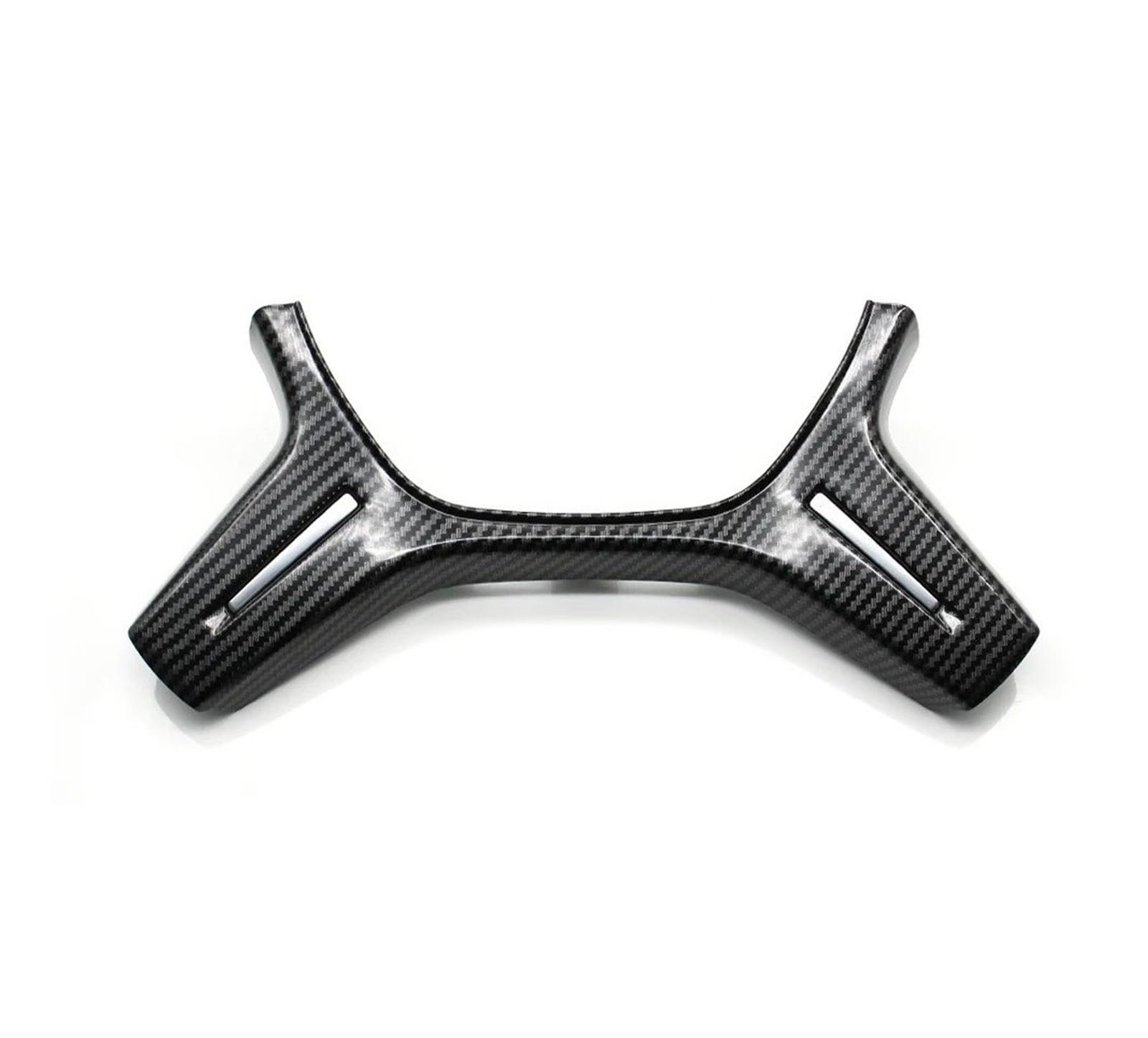 Auto Zubehör Innenraum Auto Chrom Lenkrad Abdeckung Trim Panel Ersatz Für Für Benz Für W204 Für W212 Für W166 Für W463 Auto-Innendekoration(Part B-Carbon Fiber) von BWVMVB