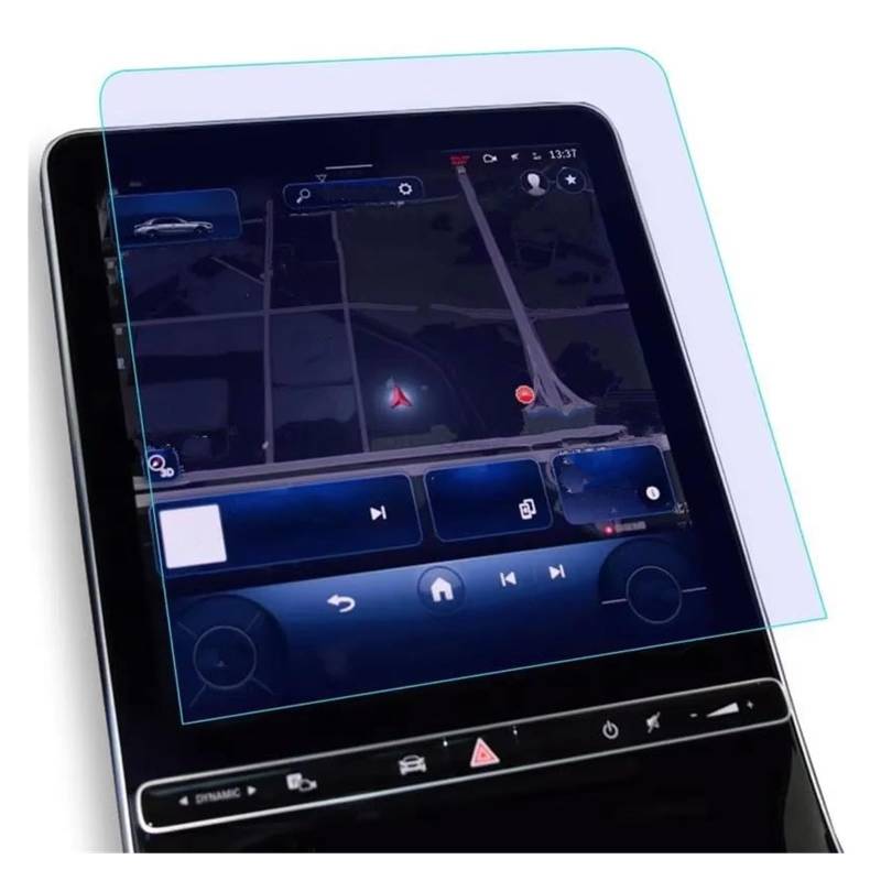 Displayschutz-Folie Für Benz Für EQE 2022 2023 Auto-Innenraum GPS-Navigation Membran LCD-Zubehör Gehärtetes Glas Displayschutzfolie Navigation Schutzfolie von BWVMVB