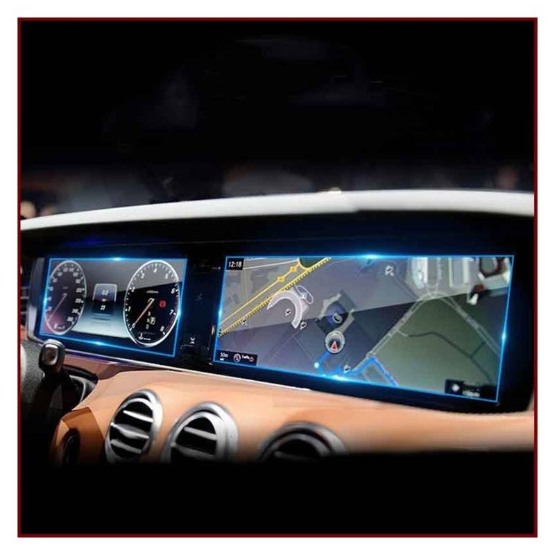 Displayschutz-Folie Für Benz S-Klasse S350L S400L S450L S500 W221 W222 2014-2017 Auto GPS-Navigationsbildschirm Schutzfolie Aus Gehärtetem Glas Navigation Schutzfolie von BWVMVB