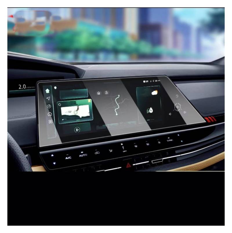 Displayschutz-Folie Für Changan Für Uni-K Für UNIK 2021 12,3 Zoll GPS-Navigation Und Dashboard-LCD Gehärtetem Glas Touchscreen Schutzfolie Navigation Schutzfolie von BWVMVB