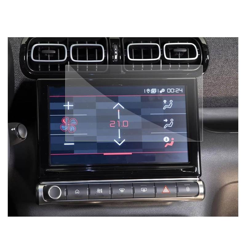 Displayschutz-Folie Für Citroen Für C3 Für Citroen Für C4 7 Zoll LCD GPS Navigation Gehärtetem Glas Touchscreen Schutzfolie Navigation Schutzfolie von BWVMVB