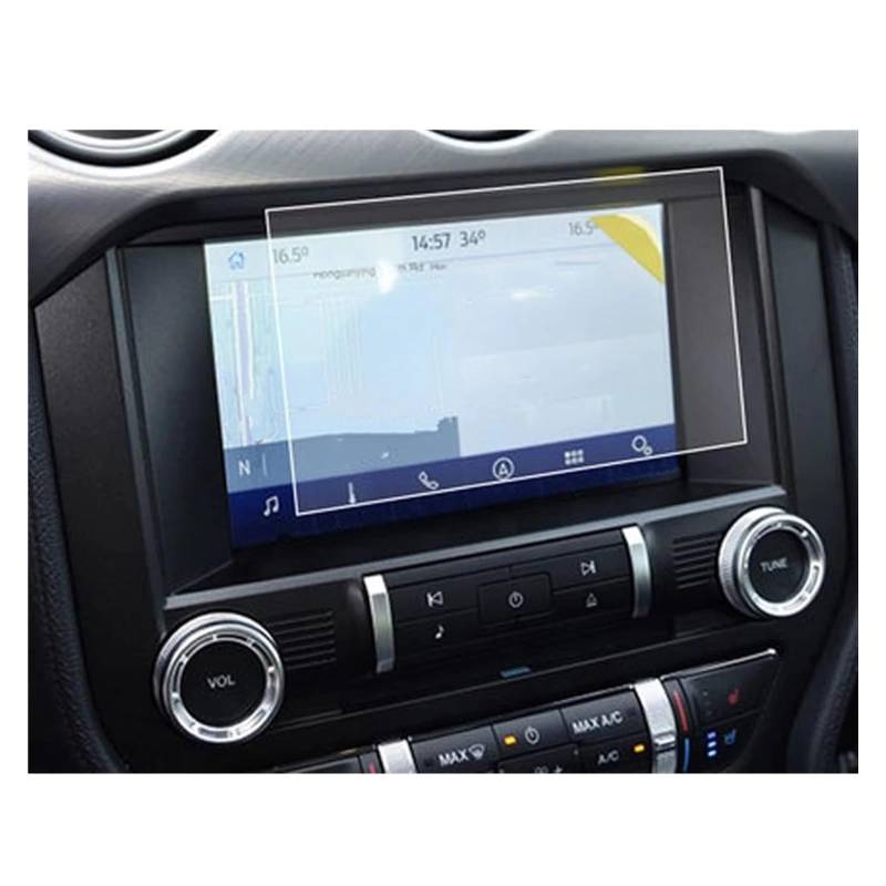 Displayschutz-Folie Für Ford Für Mustang 2017 2018 2019 2020 Auto LCD GPS Navigation Gehärtetem Glas Bildschirm Film Schutz Navigation Schutzfolie von BWVMVB