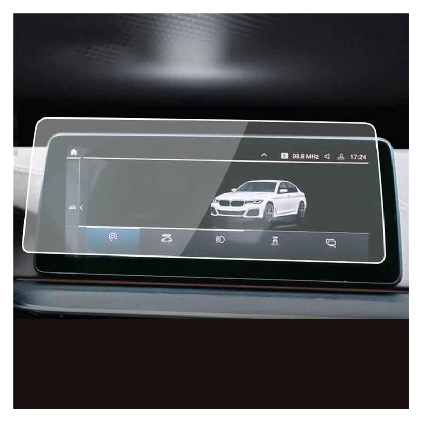 Displayschutz-Folie Für G30 G31 Serie 5 2021 2022 12,5 Zoll Auto GPS Navigation LCD Bildschirm Gehärtetes Glas Schutzfolie Anti-Scratch Zubehör Navigation Schutzfolie von BWVMVB