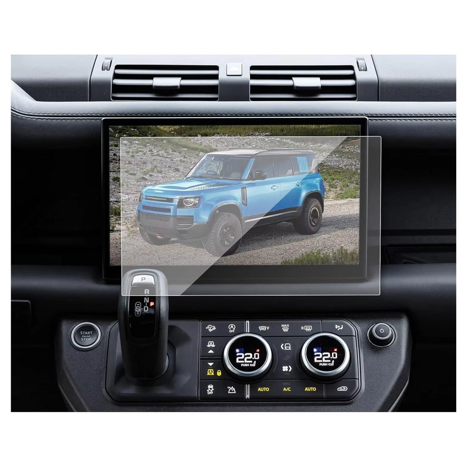 Displayschutz-Folie Für Land Für Rover Für Defender 2023 2024 11,4 Zoll Auto LCD GPS Navigation Gehärtetes Glas Bildschirm Filmschutz Navigation Schutzfolie von BWVMVB