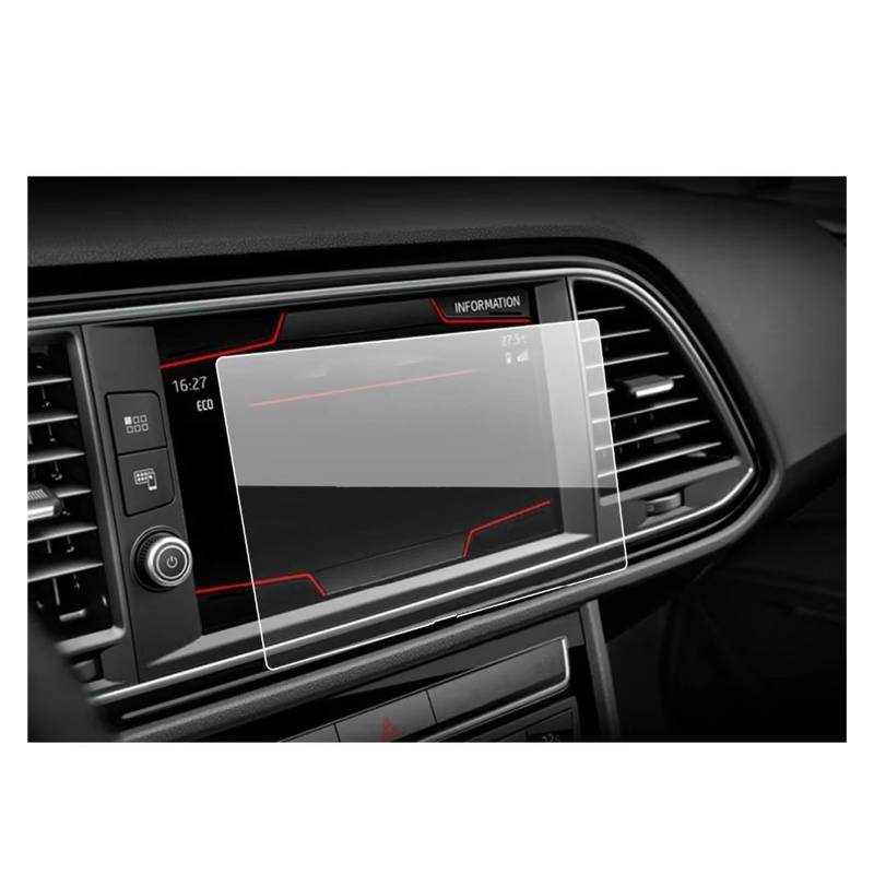 Displayschutz-Folie Für Leon Für X-Perience 8 Zoll 2017 GPS Navigation Touch Center Display Auto Innen Zubehör Auto Displayschutzfolie Navigation Schutzfolie von BWVMVB