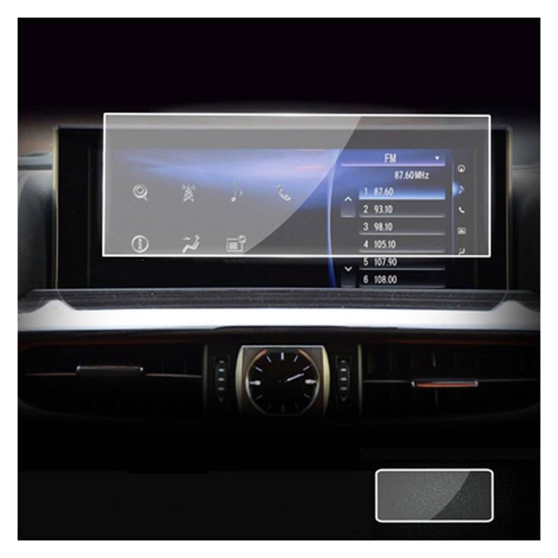 Displayschutz-Folie Für Lexus Für LX 570 2016 2017-2019 Auto-GPS-Navigationsfolie LCD-Bildschirm Gehärtetes Glas Schutzfolie Anti-Kratzfolie Zubehör Navigation Schutzfolie von BWVMVB